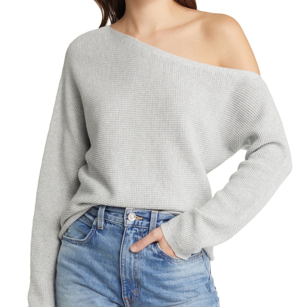 Treasure & Bond off the shoulder sweater